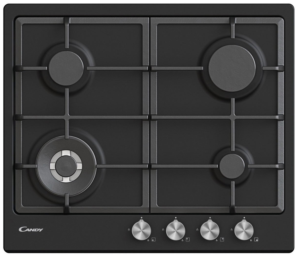 Изображение товара Газовая варочная панель Candy CHG6BF4WPBB 59.5 см 4 конфорки цвет черный