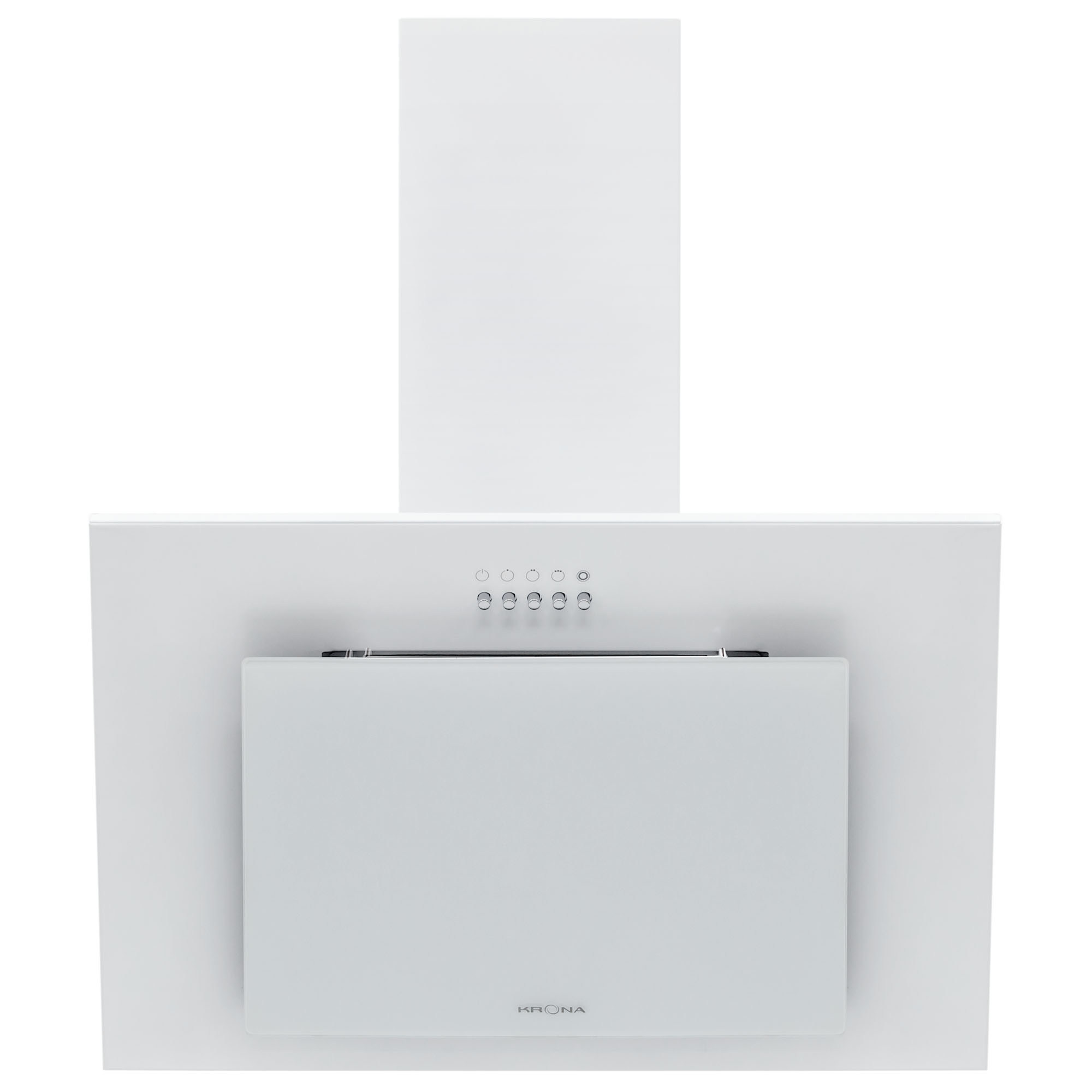 Изображение товара Наклонная вытяжка Krona Vierkant 600 WHITE PB 43 см белая