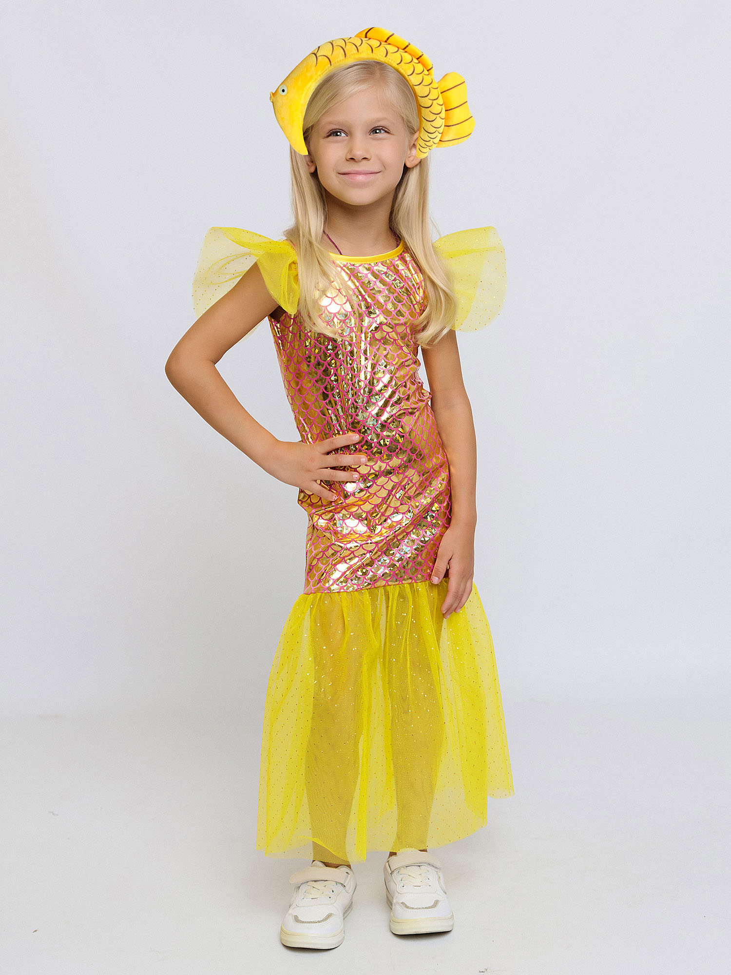 Изображение товара Детский костюм Пуговка Золотая рыбка р. 128 см