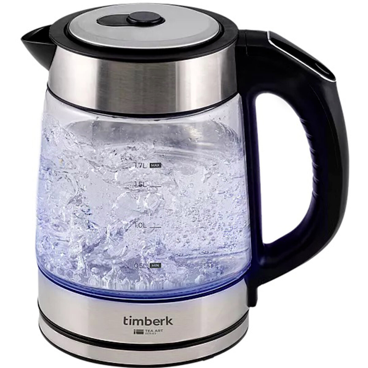 Изображение товара TIMBERK T-EK27G03, стеклянный чайник 1.7 л с подсветкой