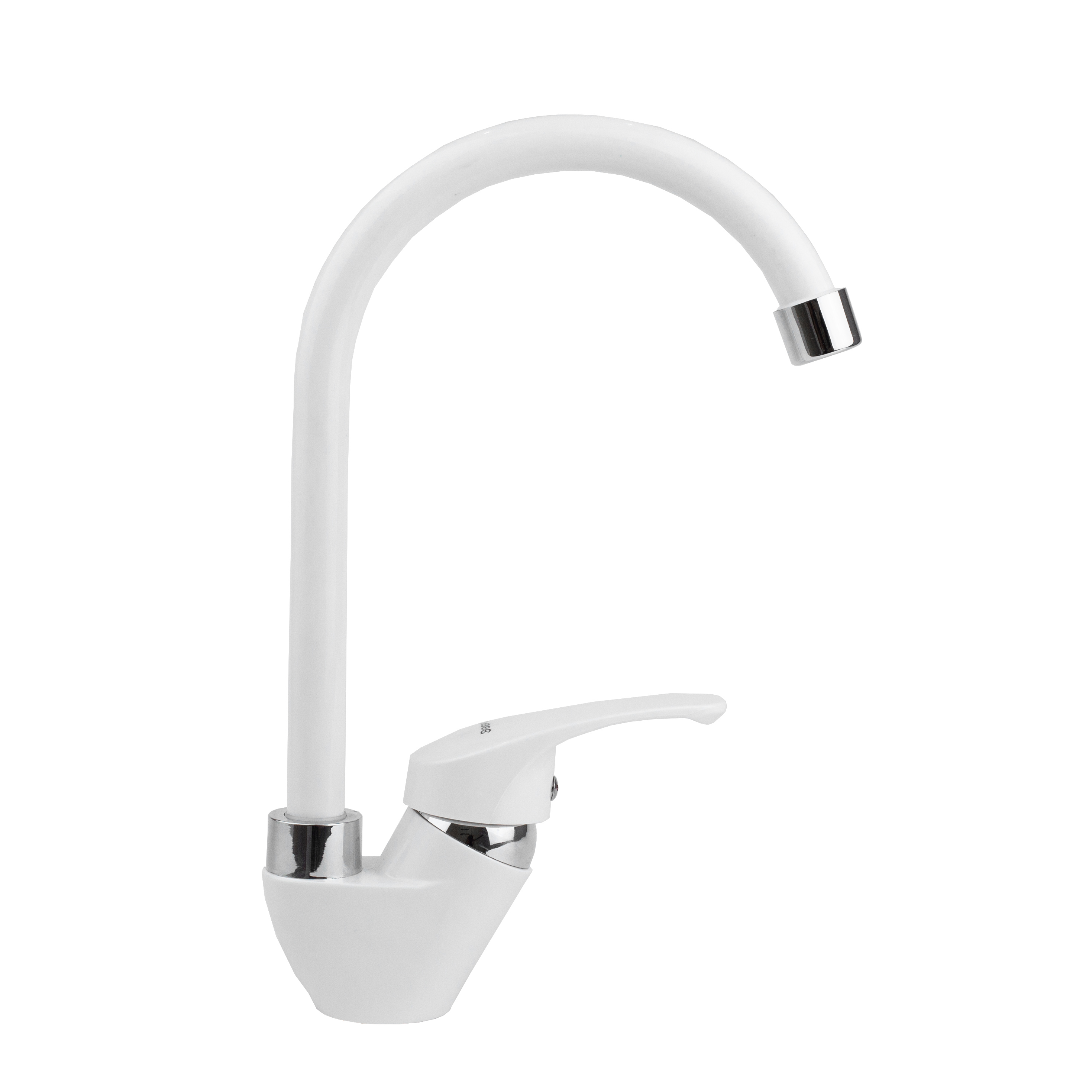 Изображение товара Эверест B57-033: поворотный смеситель 21 см, белый