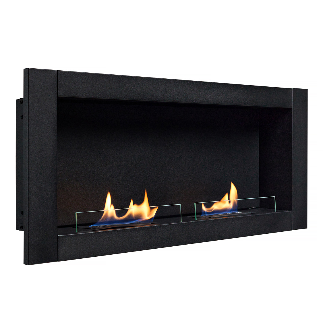 Изображение товара Настенный биокамин Верона 900 черный с эффектом пламени и обогревом