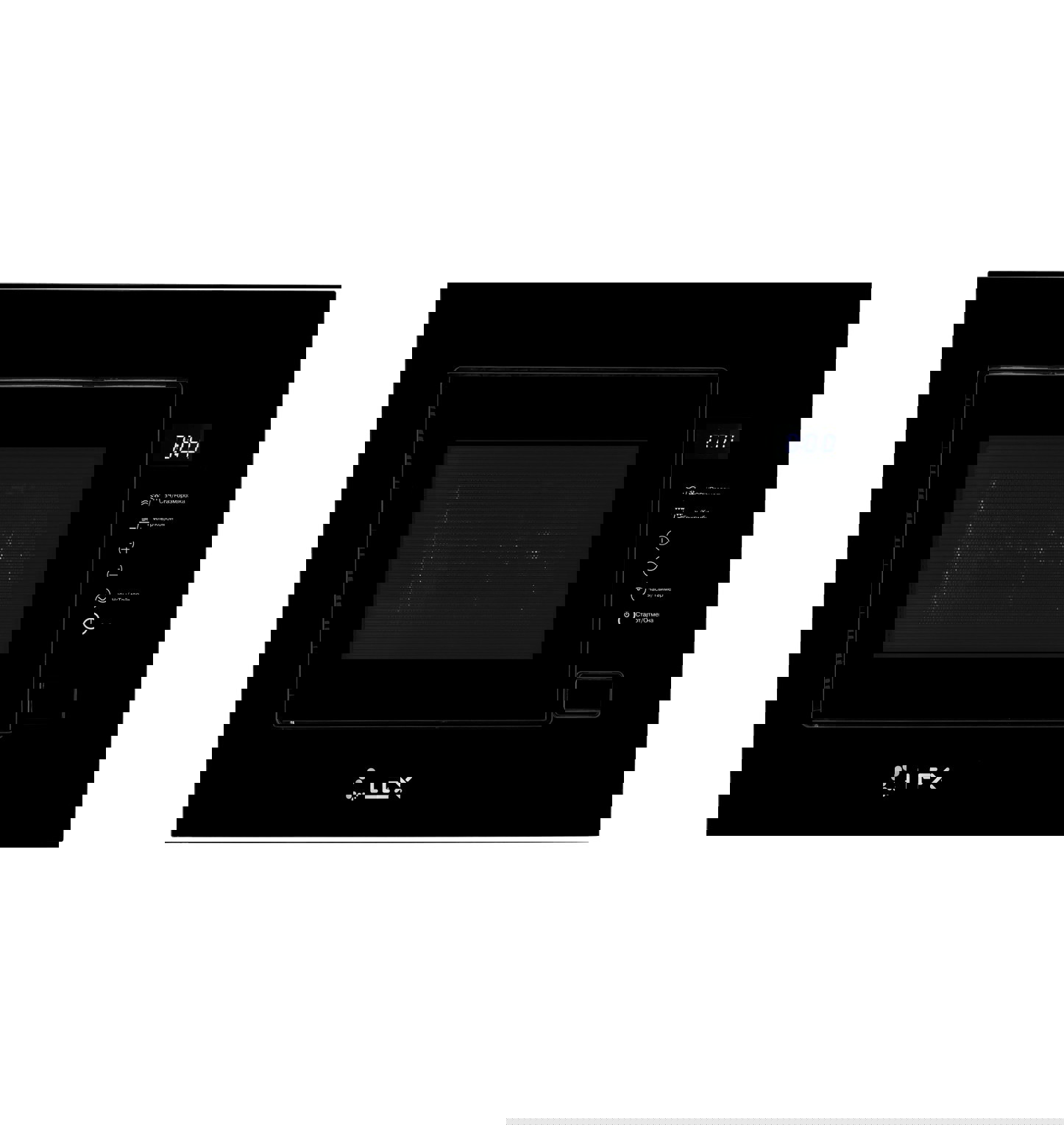 Изображение товара Встраиваемая микроволновая печь Lex BIMO 20.01 BLACK 20 л с грилем и сенсорным управлением