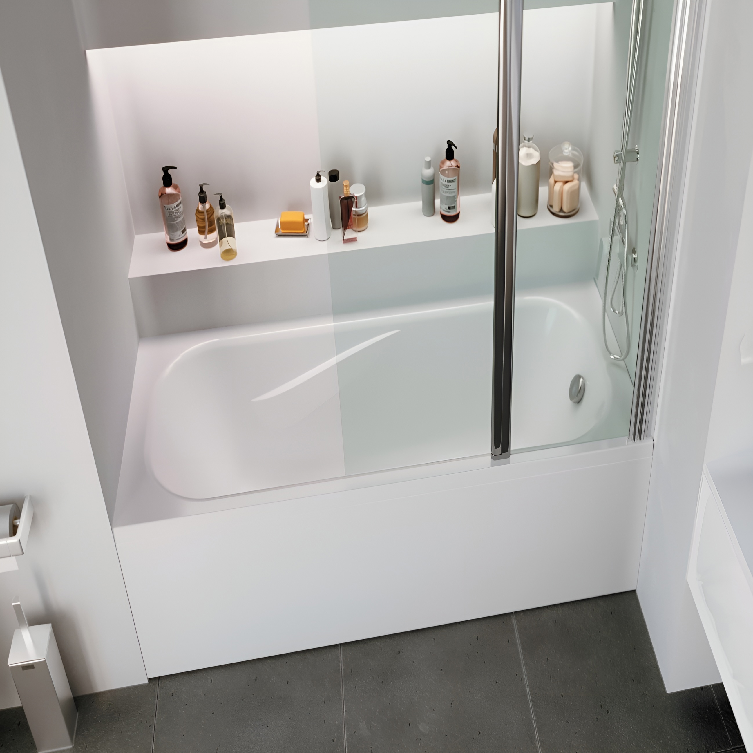 Изображение товара Акриловая ванна 1Marka Classic 120x70 прямоугольная белая