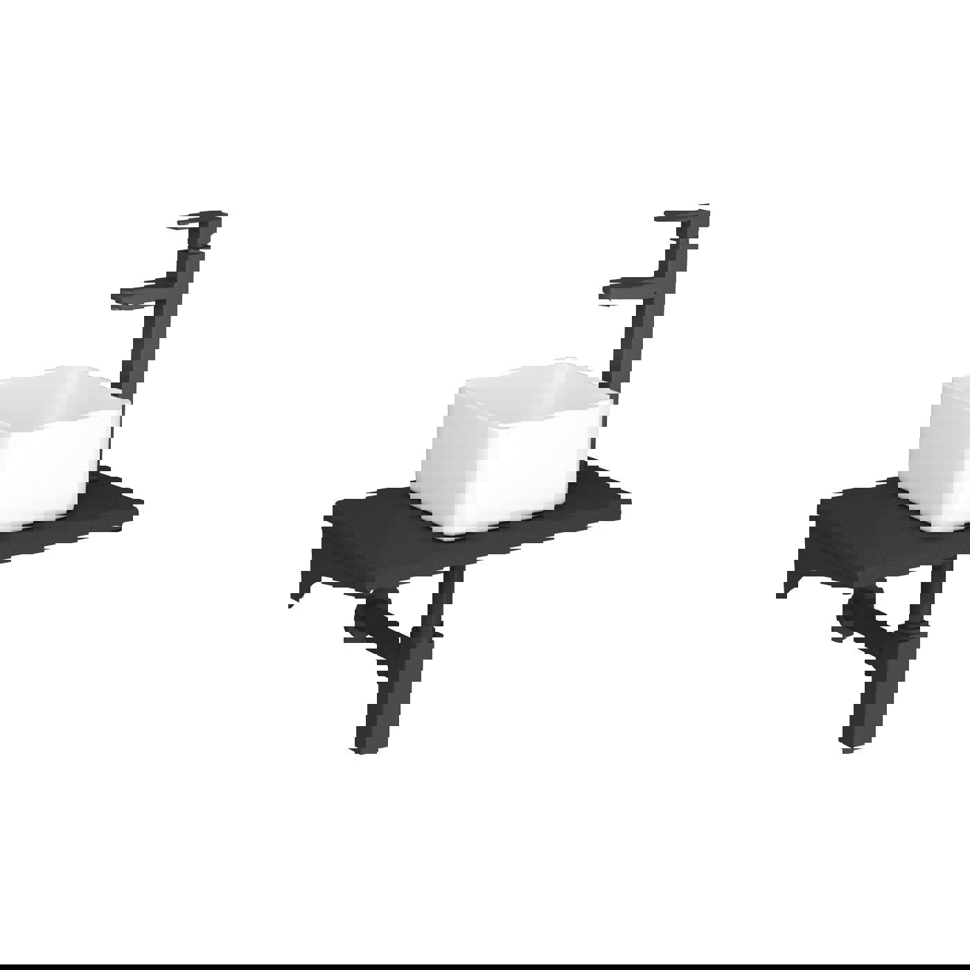 Изображение товара Раковина накладная Bauedge mini BF1051 24см цвет белый