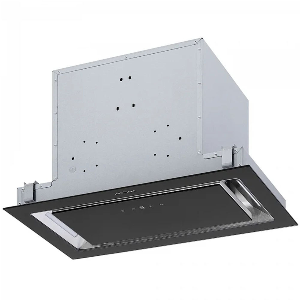 Изображение товара Встраиваемая вытяжка Krona Selina glass black с периметральным всасыванием 52 см