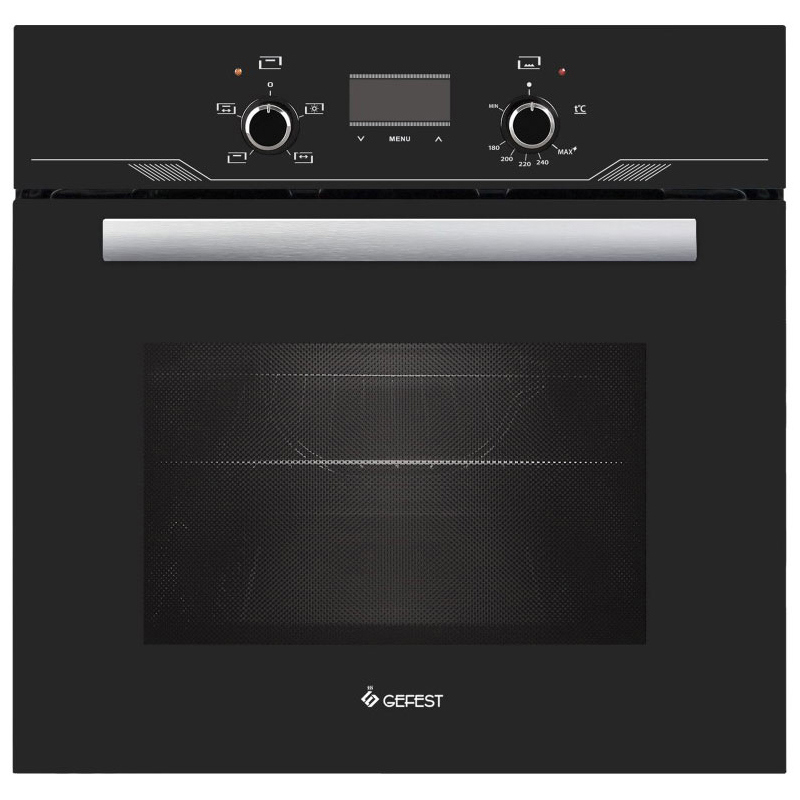 Изображение товара Встраиваемый газовый духовой шкаф Gefest Дгэ 621-03 черный с грилем и вертелом