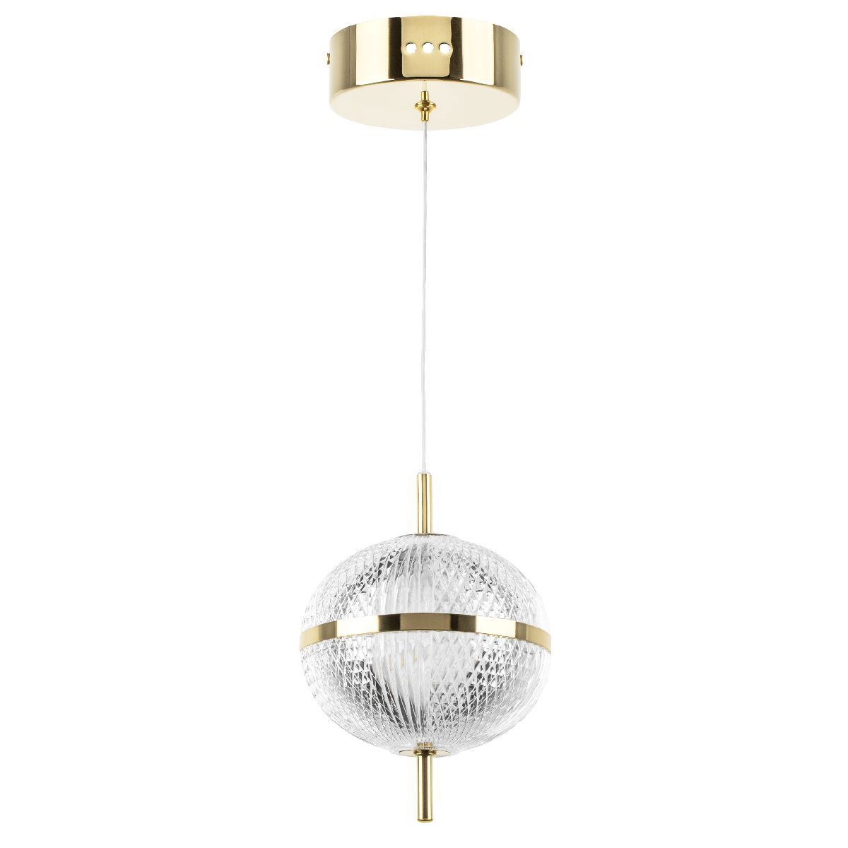 Изображение товара Подвесная светодиодная люстра Lightstar Acrile 738023 золото 7W 3000K