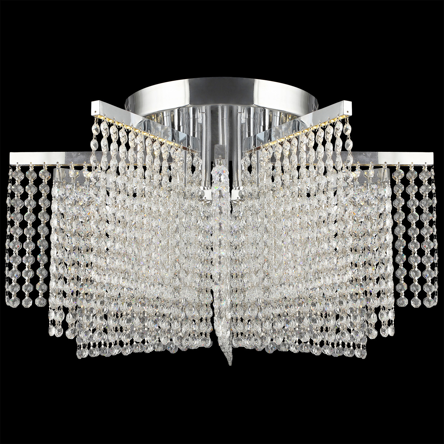 Изображение товара Потолочная светодиодная люстра RELUCE 02653-0.3-96W регулируемый свет белый хром