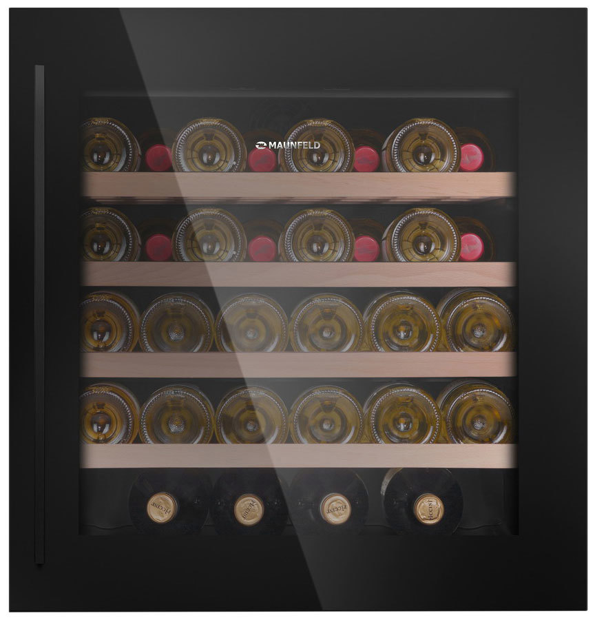 Изображение товара Винный шкаф Maunfeld MBWC-92S36 встраиваемый 36 бутылок черный