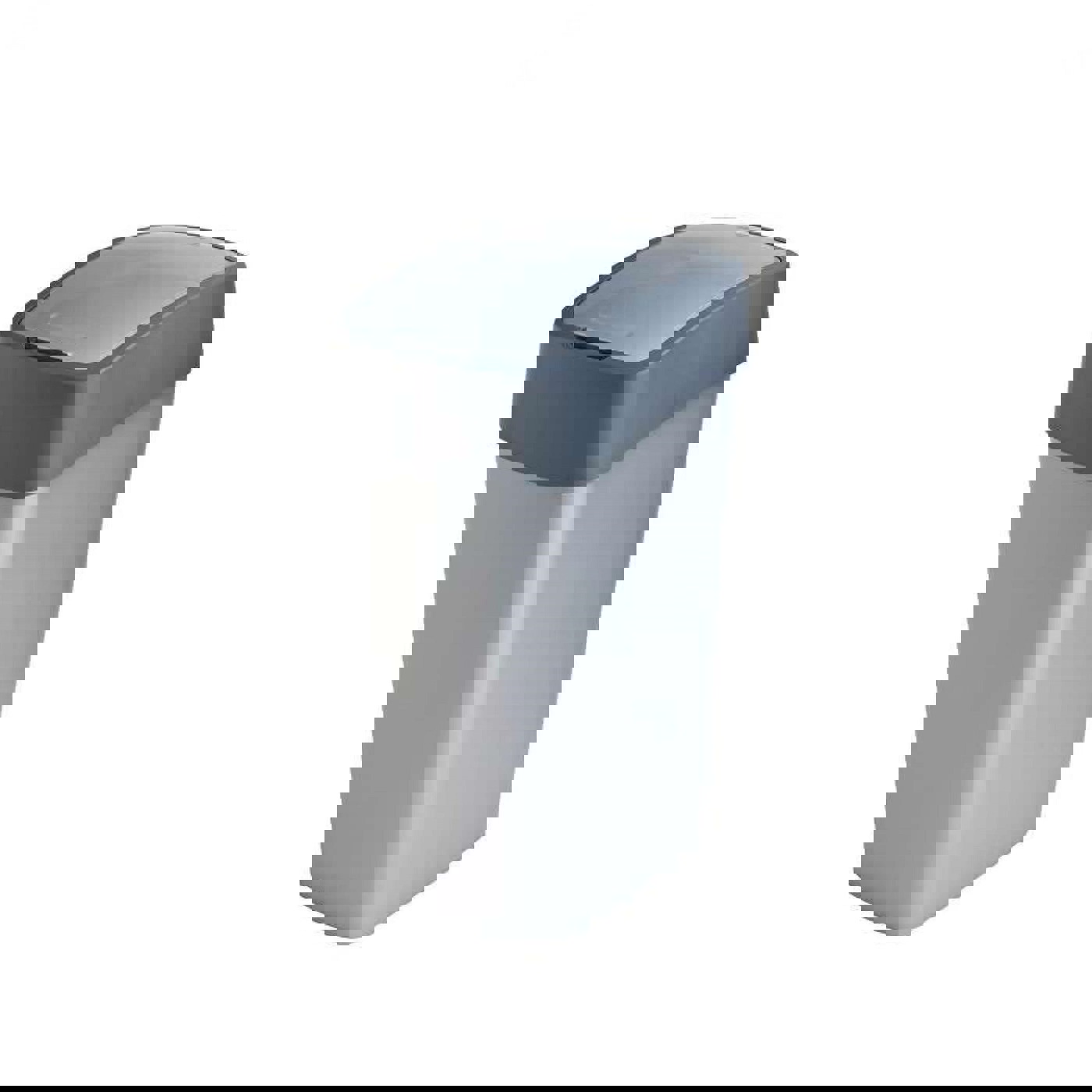 Изображение товара Мусорное ведро Curver 25 л пластиковое серое с крышкой минималистичный дизайн