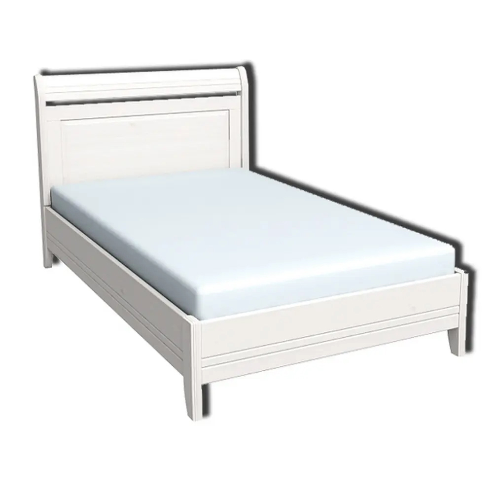 Изображение товара Кровать Дом мебели из сосны Бейли 127 x 110 x 217 см массив дерева цвет белый