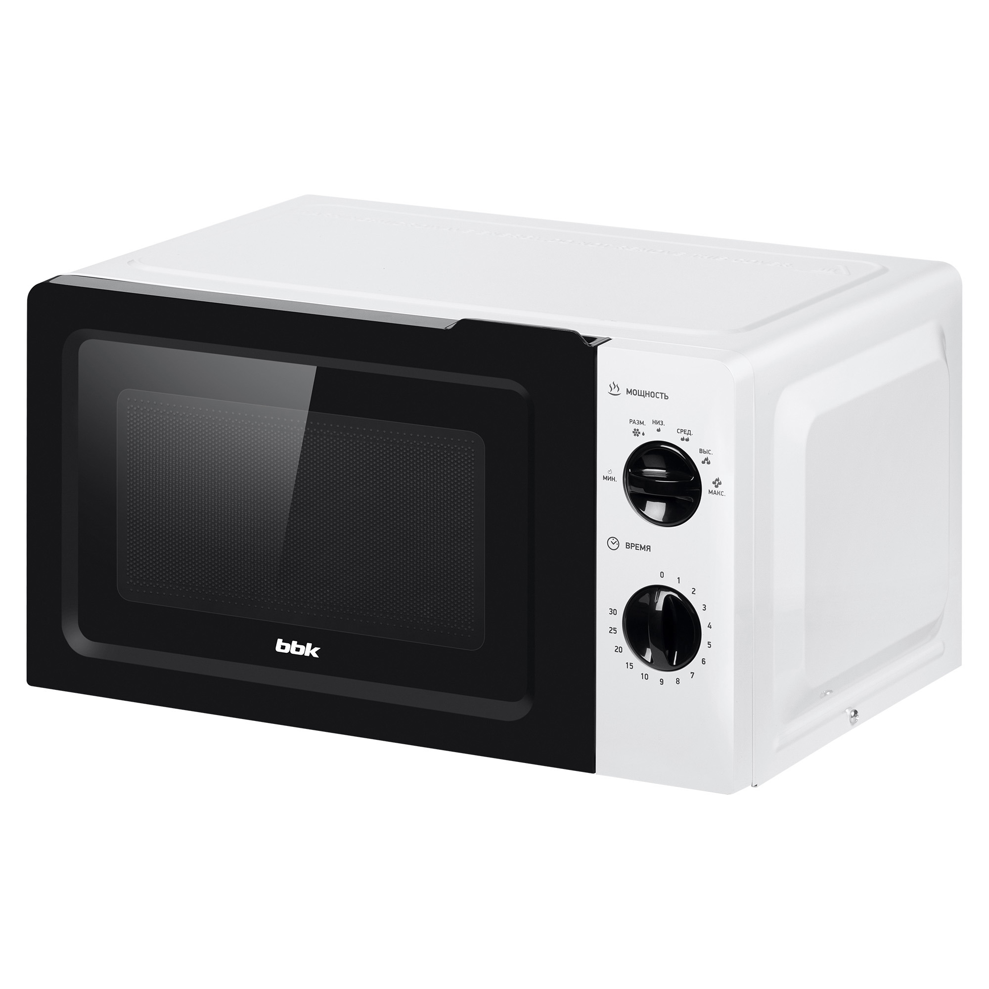Изображение товара Отдельностоящая микроволновая печь Bbk 17MWS-783M/W (W) 17 л 44.6x24.5x32.9 см цвет белый