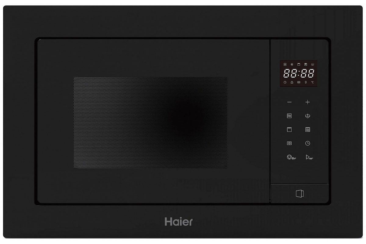 Изображение товара Встраиваемая микроволновая печь Haier HMX-BTG207B 20 л с грилем и сенсорным управлением