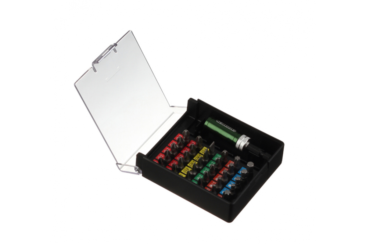 Изображение товара Набор магнитных бит Jettools W-4731 31 шт для шурупов и саморезов