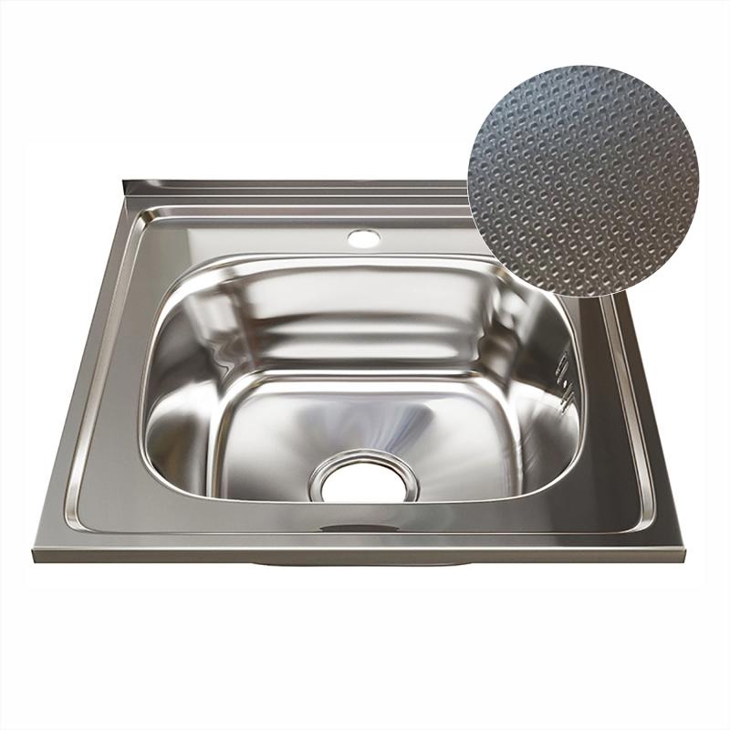 Изображение товара Мойка для кухни Mixline 0 555228 60x50см глубина чаши 16 см нержавеющая сталь цвет сатин