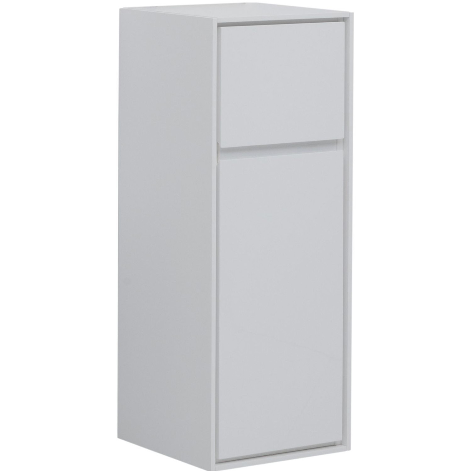 Изображение товара Пенал для ванной Aquanet Милан малый 35 цвет белый глянец