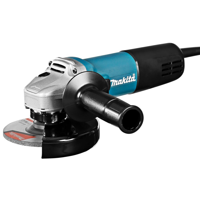 Изображение товара Угловая шлифмашина Makita 9558HNR 840 Вт, диаметр 125 мм, безопасная и мощная
