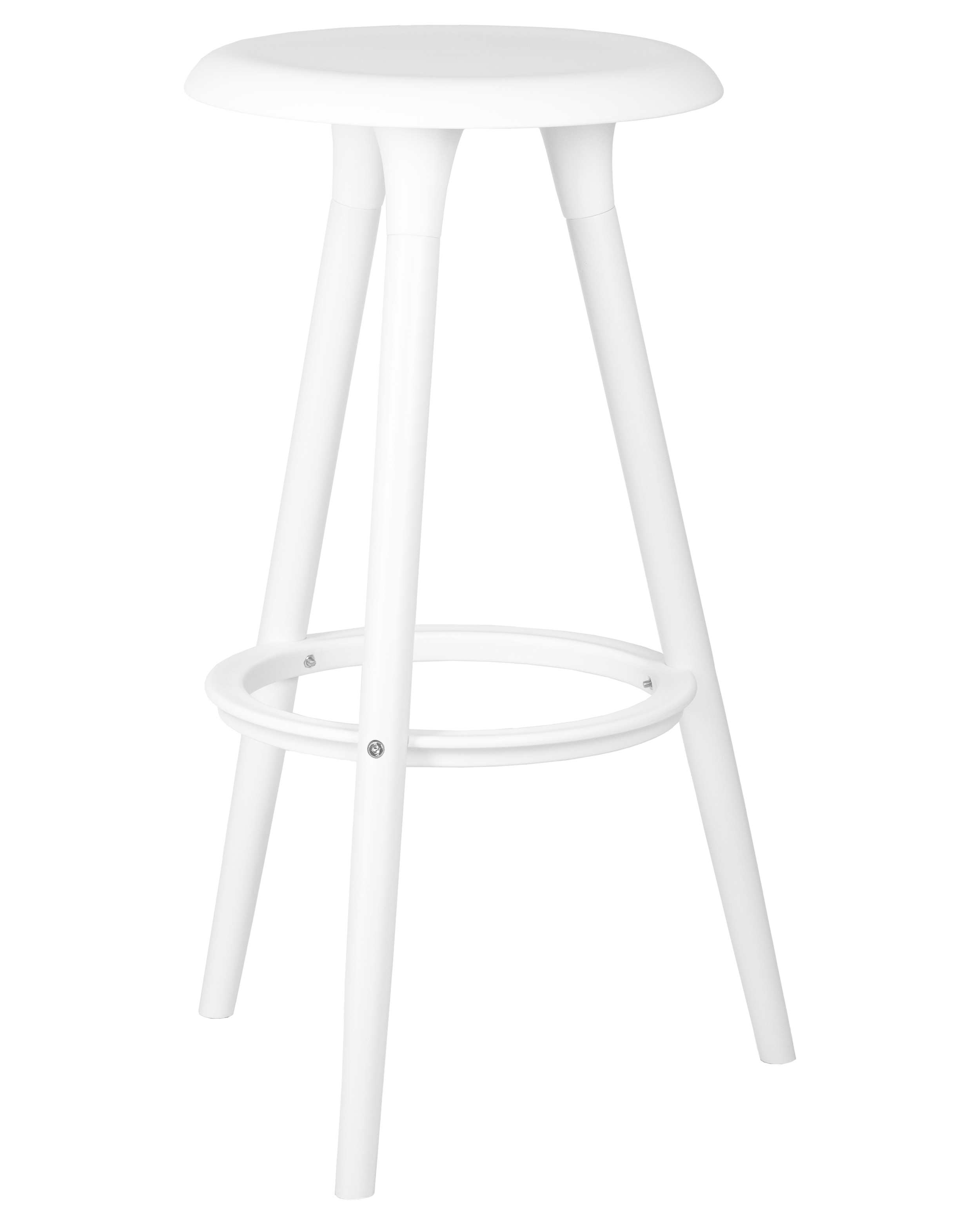 Изображение товара Барный стул Dobrin Royce white lmzl-pp652 47x77x47 см цвет белый
