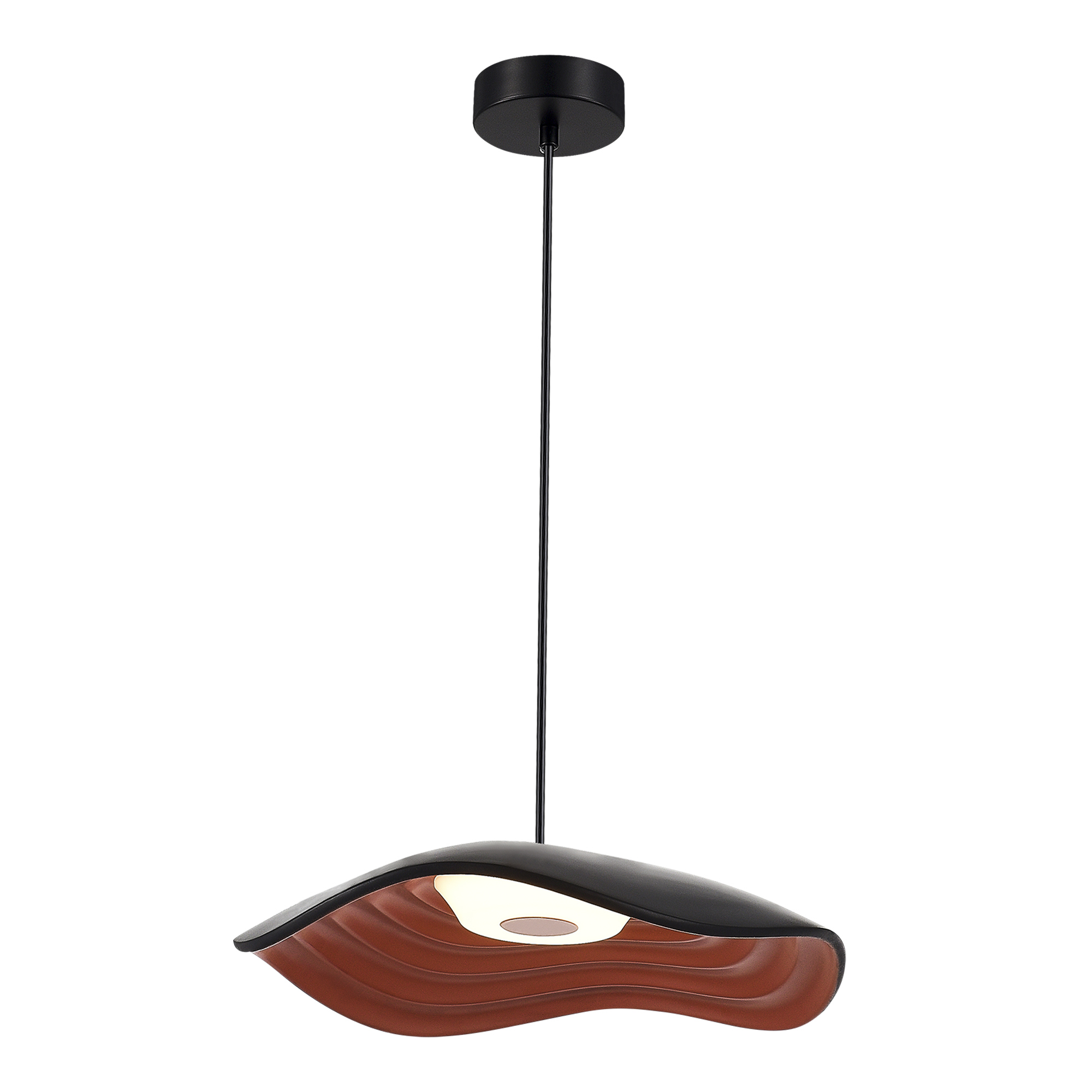 Изображение товара Светильник подвесной светодиодный St Luce Oasis Sl6208.401.12 5 м² теплый белый (желтый) свет цвет черный