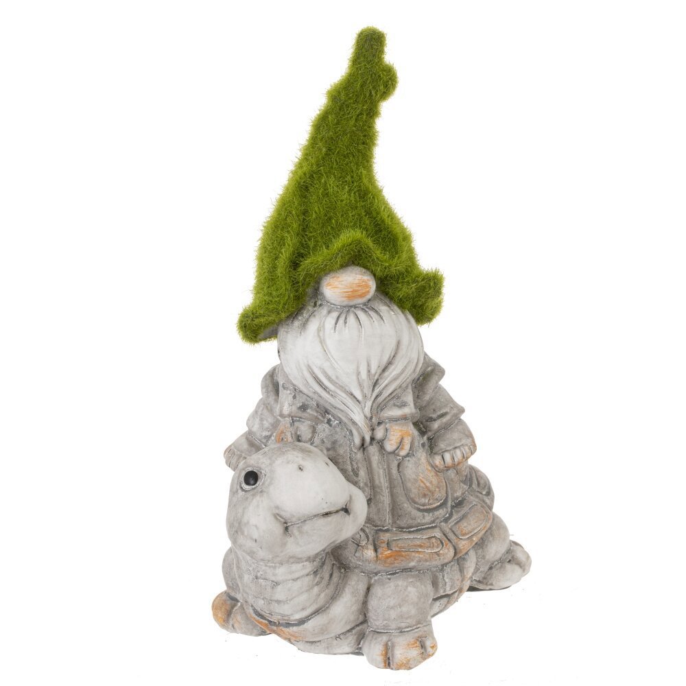 Изображение товара Гном на черепахе, декоративная фигурка 18 см