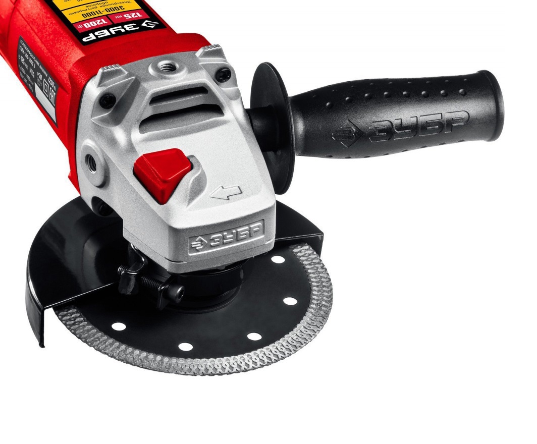 Изображение товара Угловая шлифмашина Зубр Мастер УШМ-125-1205 Э 1200 Вт 125 мм