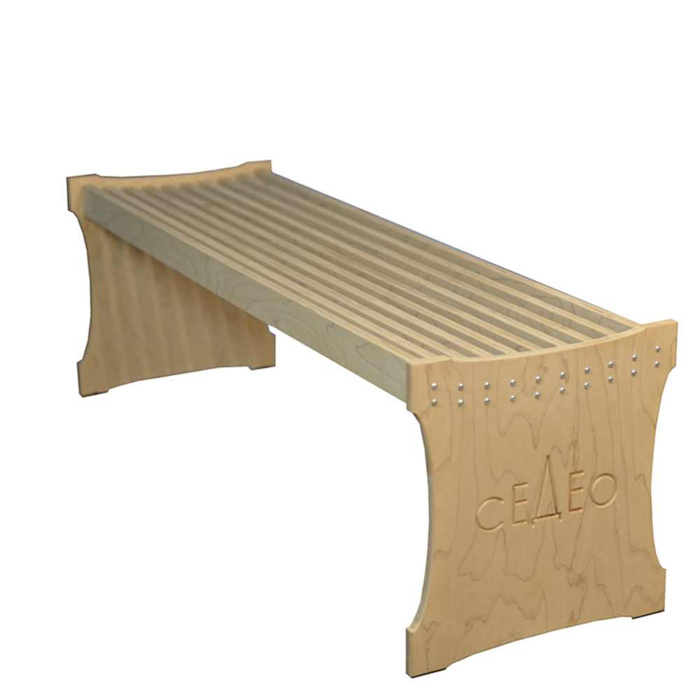 Изображение товара Лавочка Sedeo 50 см x 156 см x 48 см фанера коричневый