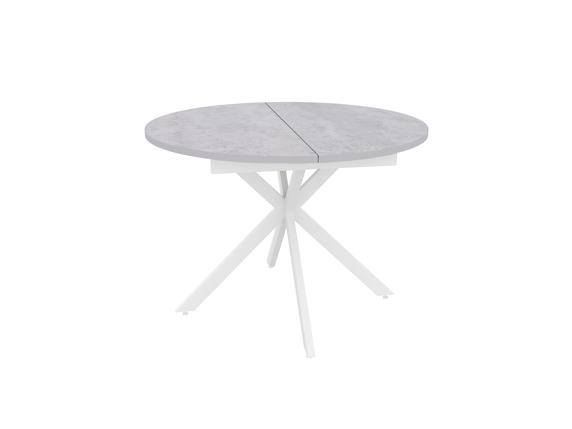 Изображение товара Стол круглый Sakura Stol_parma_cement_white 100x100 см ЛДСП цвет серый Изображение товара Стол круглый Sakura Stol_parma_cement_white 100x100 см ЛДСП цвет серый