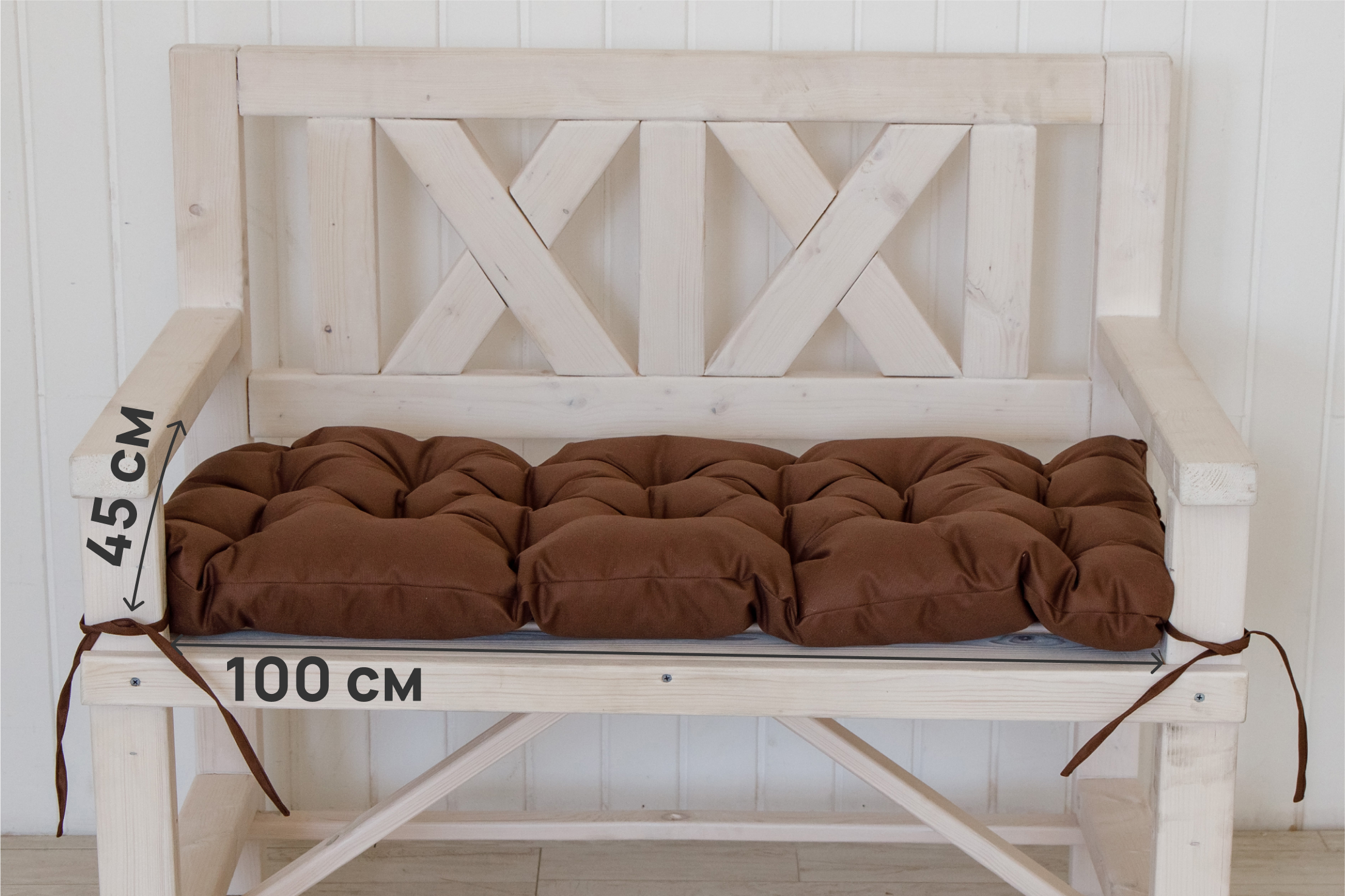 Изображение товара Подушка пикованная Alberica 45x100 см влагостойкая для дома и улицы