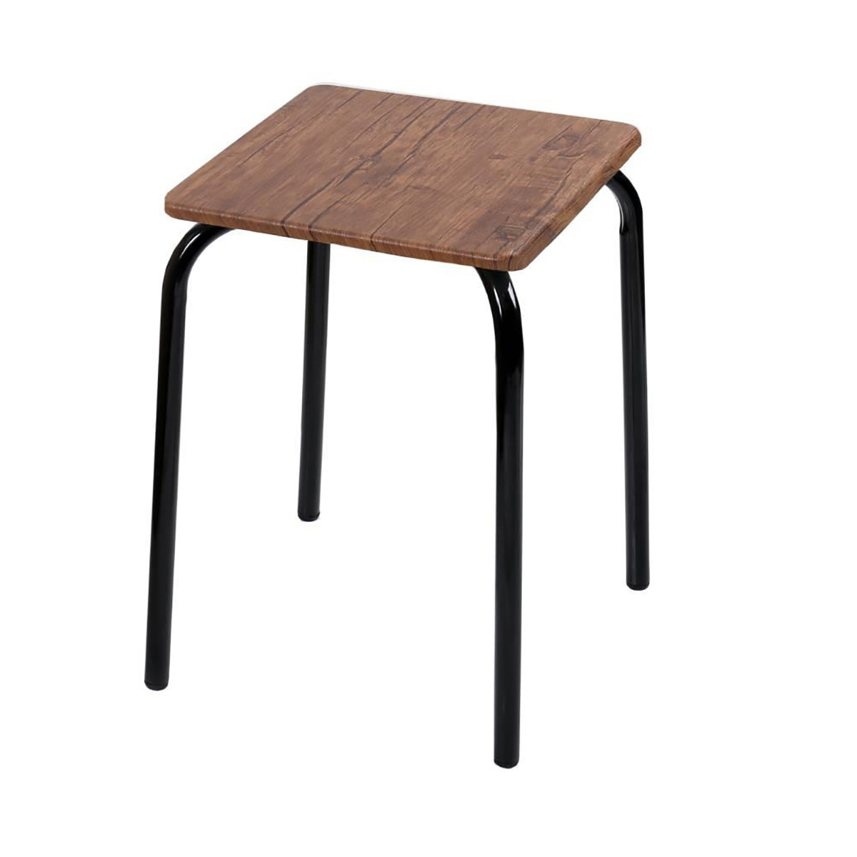 Изображение товара Табурет Nika комфорт 2 ТКМ2 дуб антик квадратное сиденье