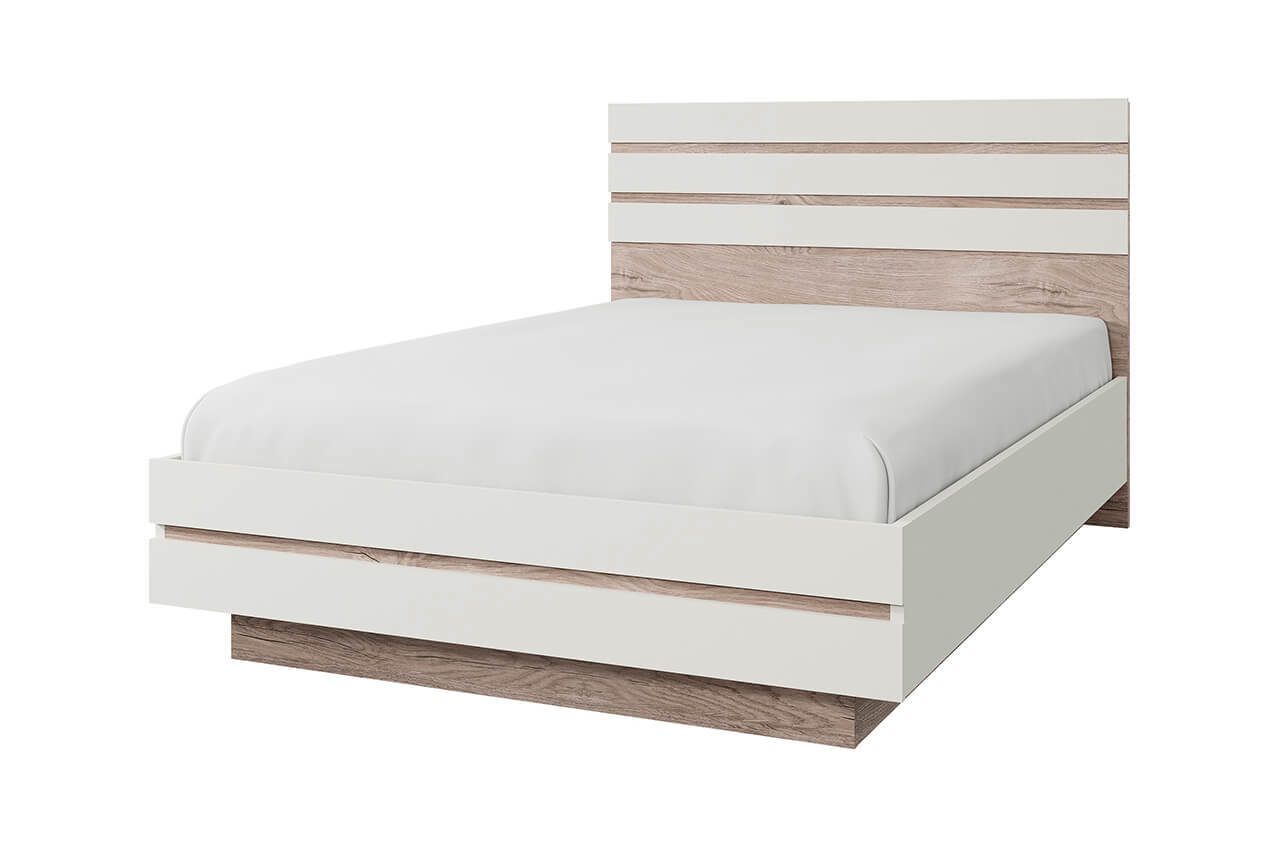 Изображение товара Кровать Anrex Lima 160x200 см современная белая мебель для спальни