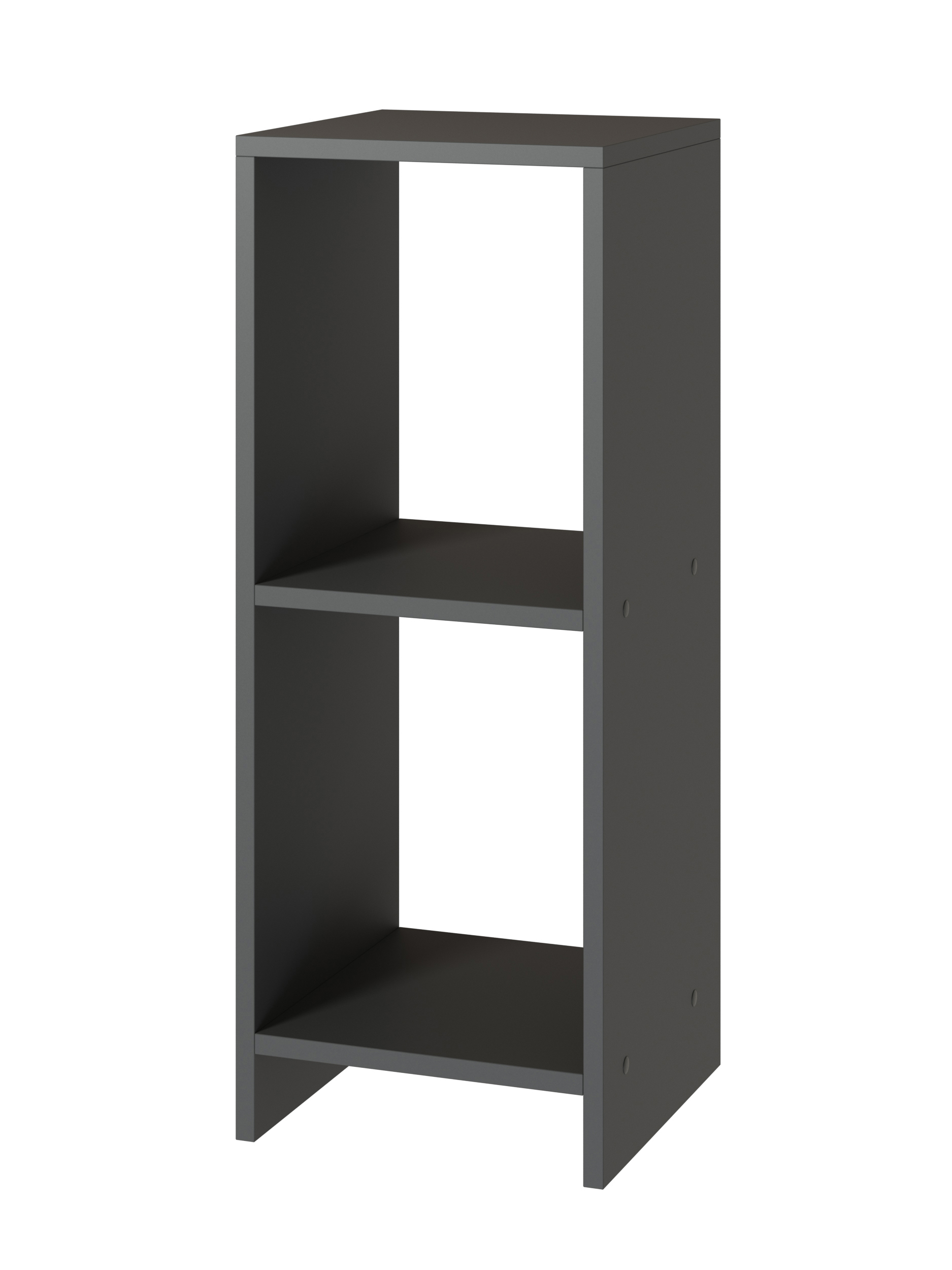 Изображение товара Стеллаж Атмосфера 30x76x30 см антрацит ламинированный для хранения и декора