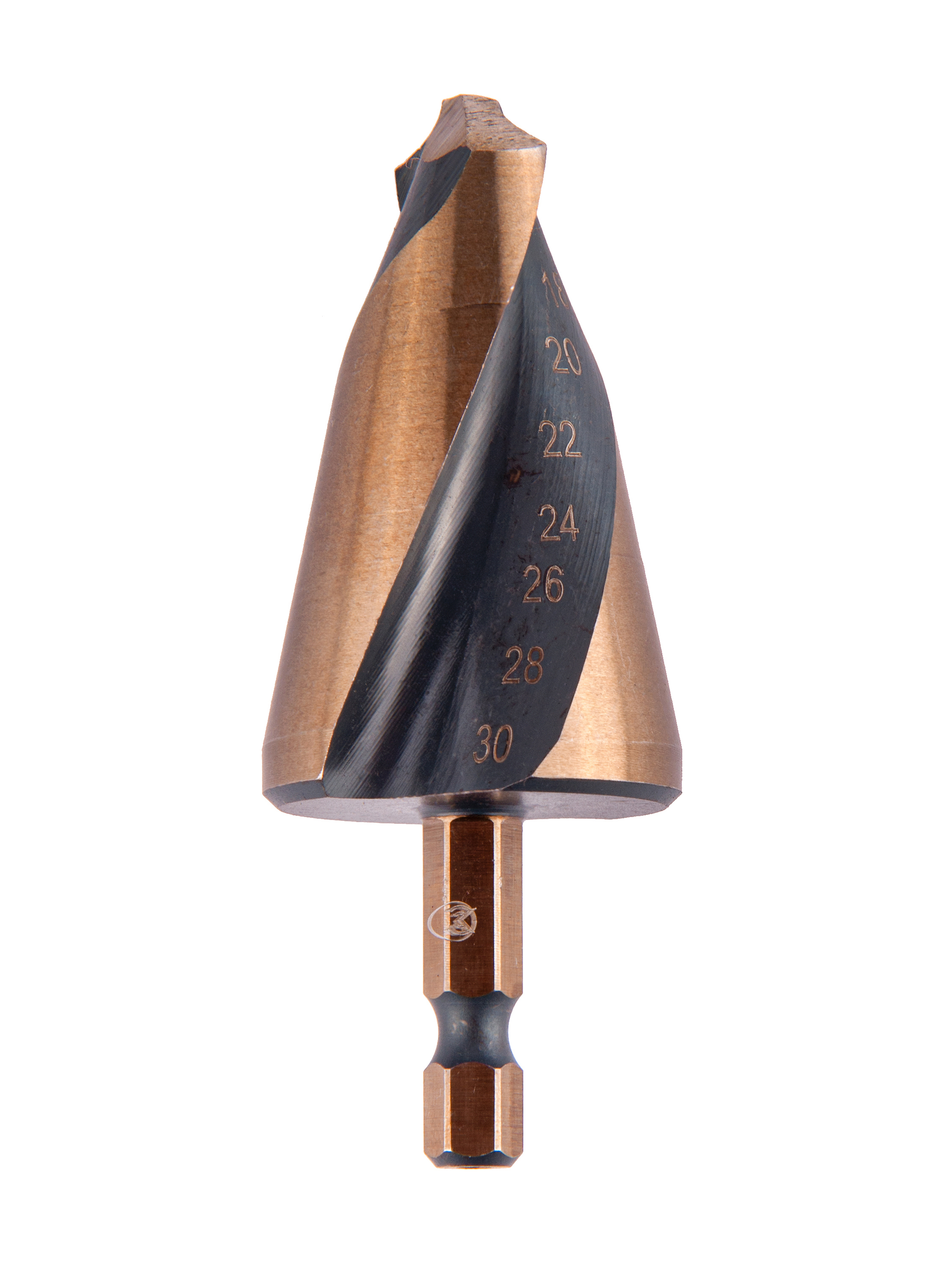 Изображение товара Сверло конусное по металлу Р6М5 Monogram Special 101-132, 16-30 мм