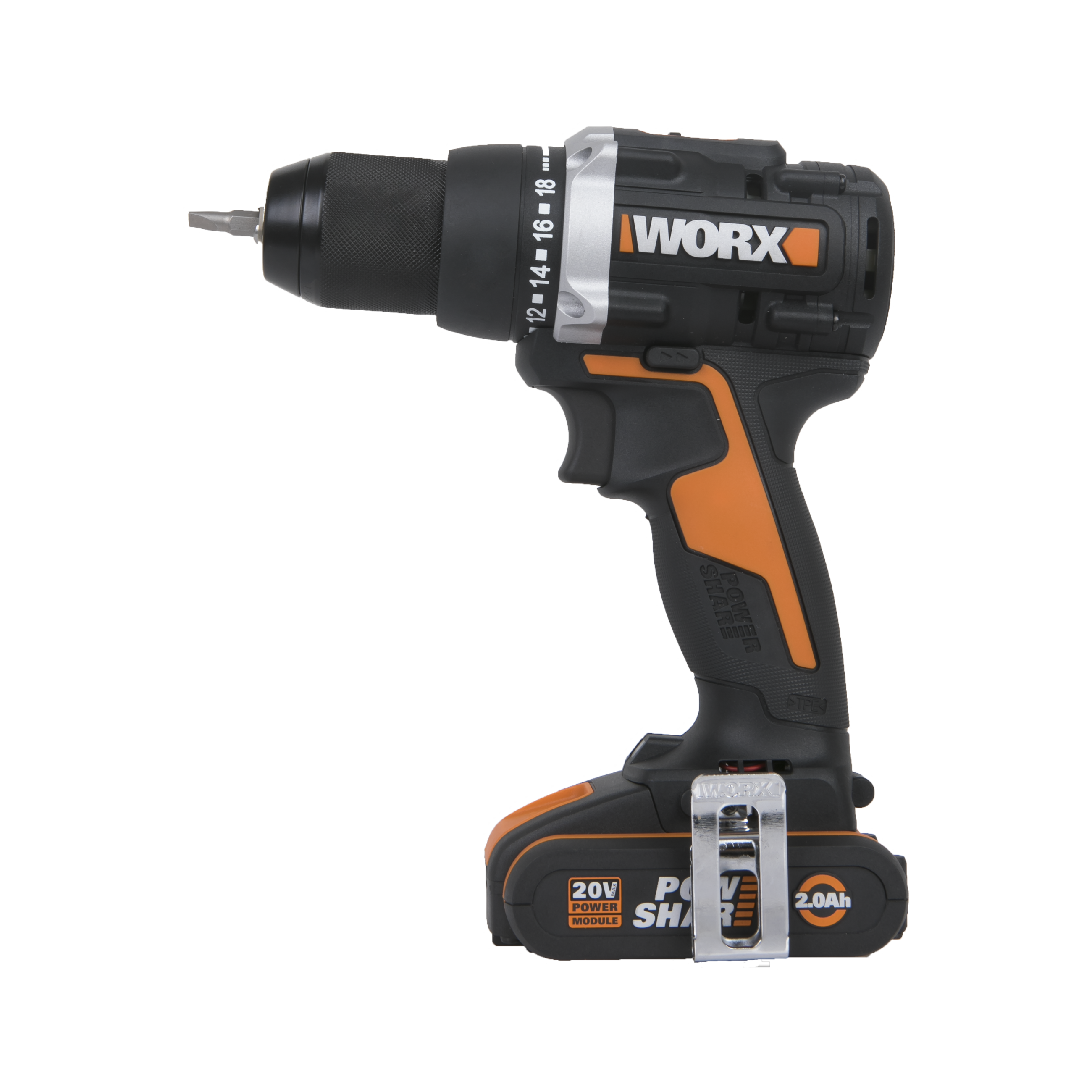 Изображение товара Аккумуляторная дрель-шуруповерт WORX WX102 20В бесщеточный быстрый патрон