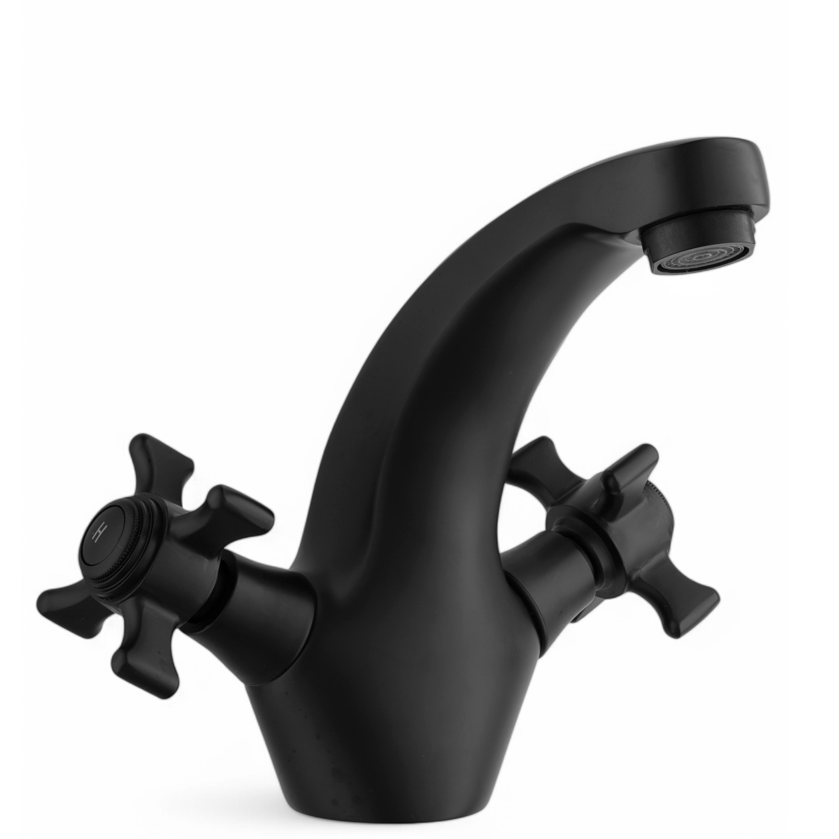 Изображение товара Смеситель AL0UTE A6301H Черный матовый с литым изливом