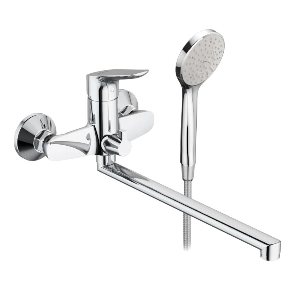 Изображение товара Смеситель для ванны Damixa DX7S79500000 однорычажный с душевой лейкой цвет хром