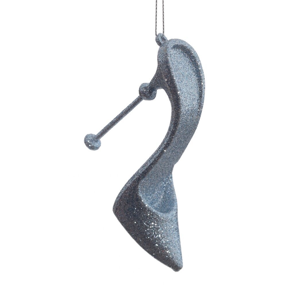 Изображение товара Елочная игрушка 807607 8 см x 4 см серый/серебристый