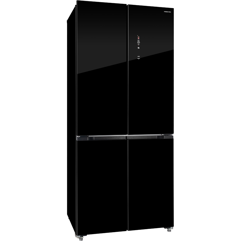 Изображение товара Холодильник Hiberg RFQ-600DX NFGB 83.6x191.2 см цвет черный блестящий