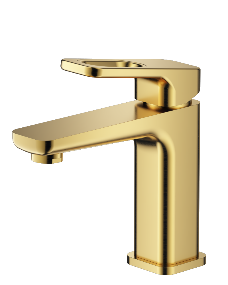 Изображение товара Смеситель для раковины Raglo R51 R51.10.03 однорычажный цвет золотой