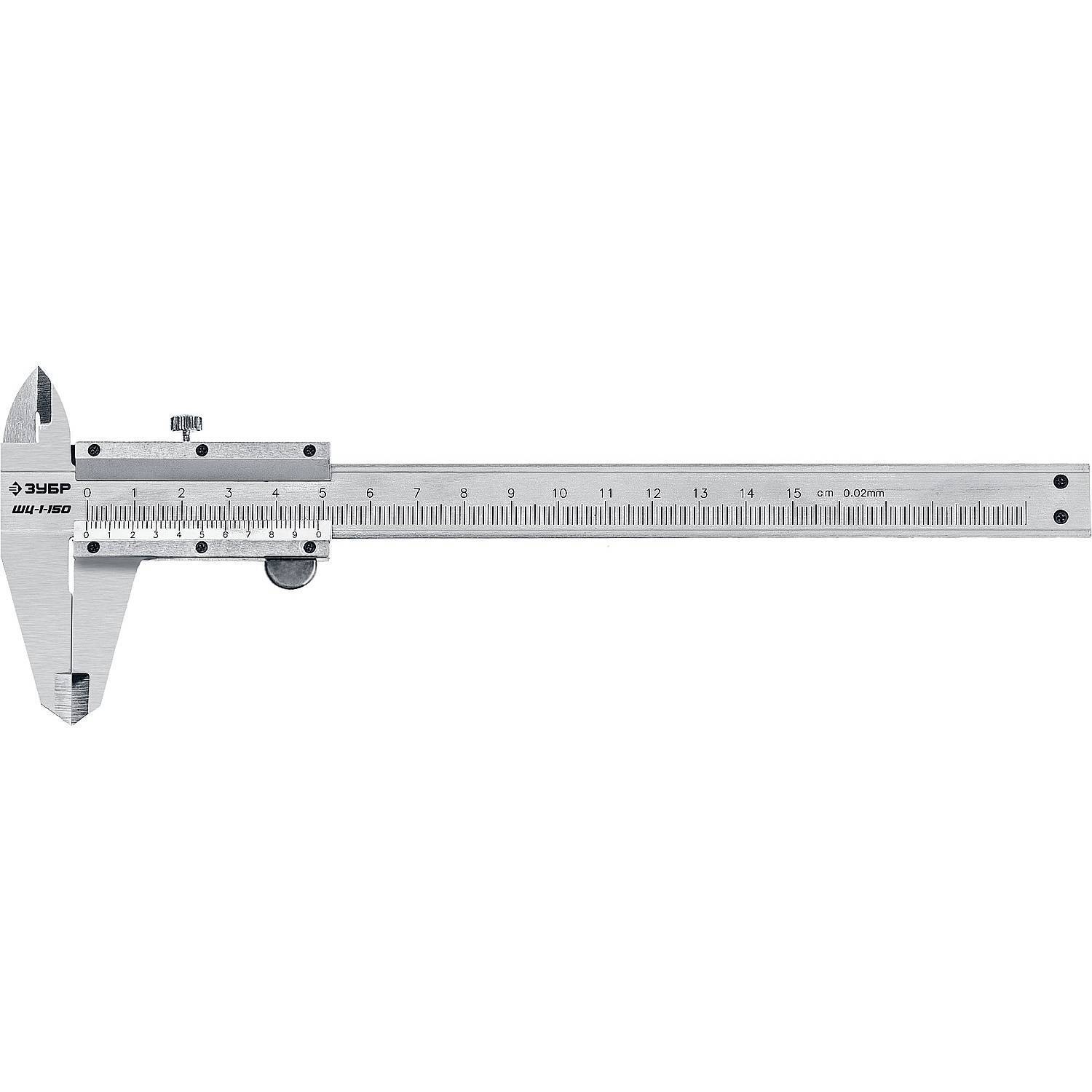 Изображение товара Штангенциркуль Зубр 34514-150 150 мм высокоточный и прочный