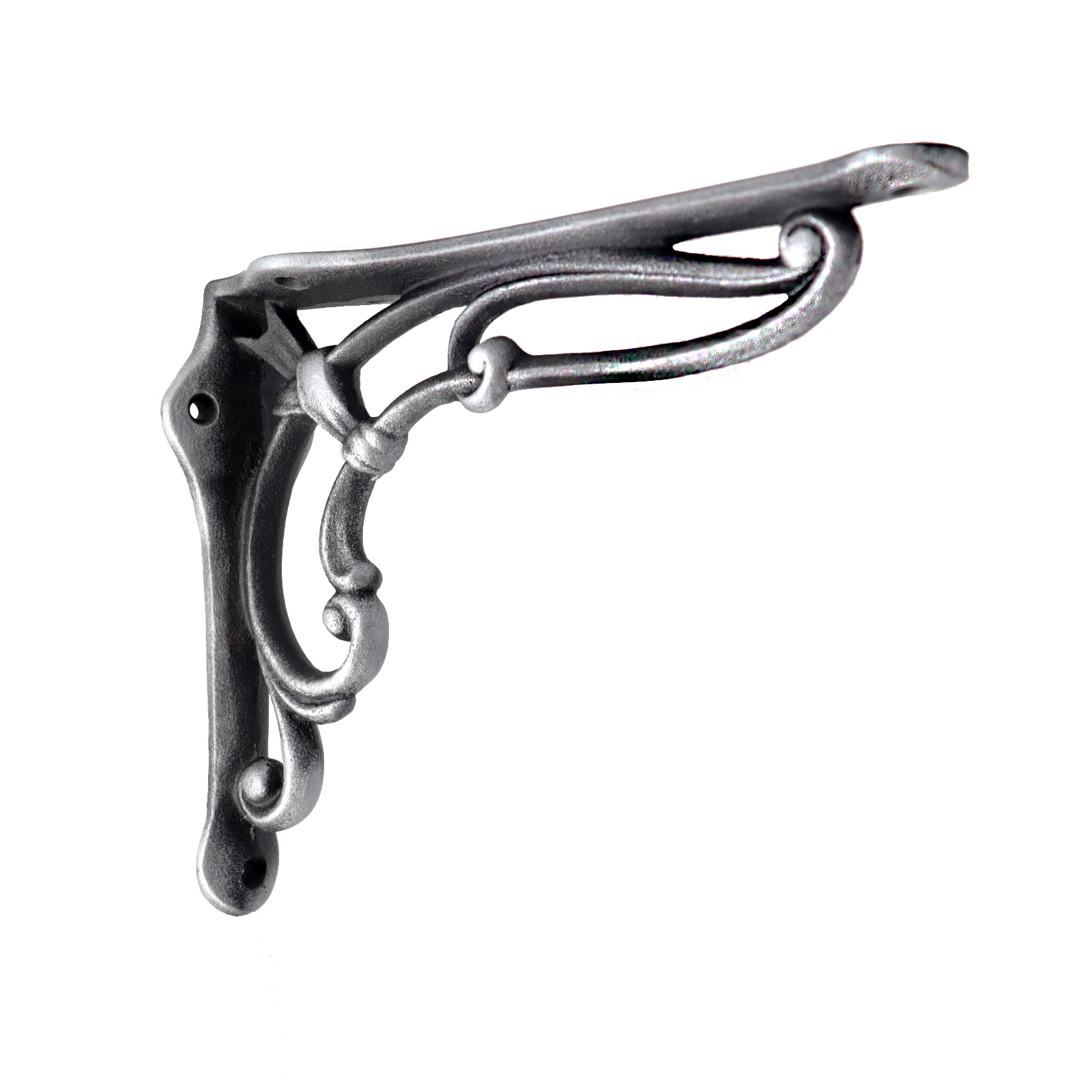 Изображение товара Кронштейн для полки Крон-балтъ 23x18 см нагрузка до 100 кг серебристо-черный