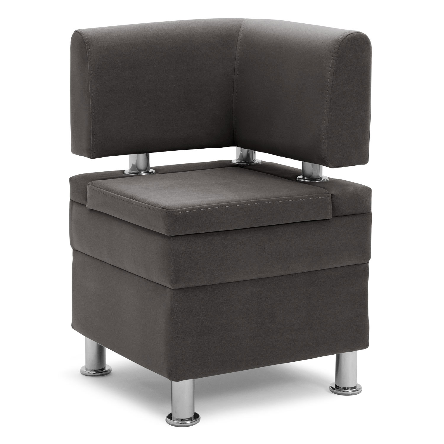 Изображение товара Диван кухонный Норта 4657828217835 48x77x48 см велюр цвет vivaldi 37