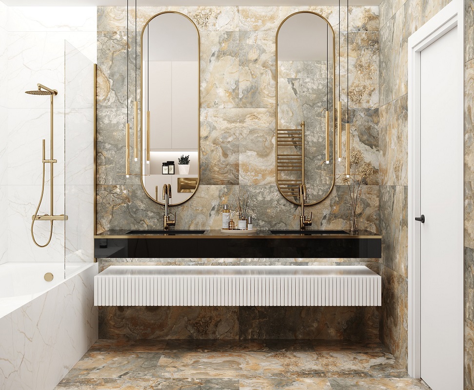 Изображение товара Керамогранит Laparet Oberon Green 60x120 см бежевый для пола и стен