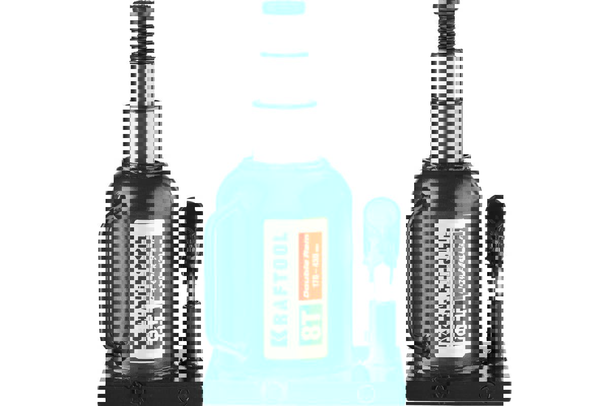 Изображение товара Домкрат бутылочный гидравлический Kraftool 43463-8 до 8 т 170-430 мм