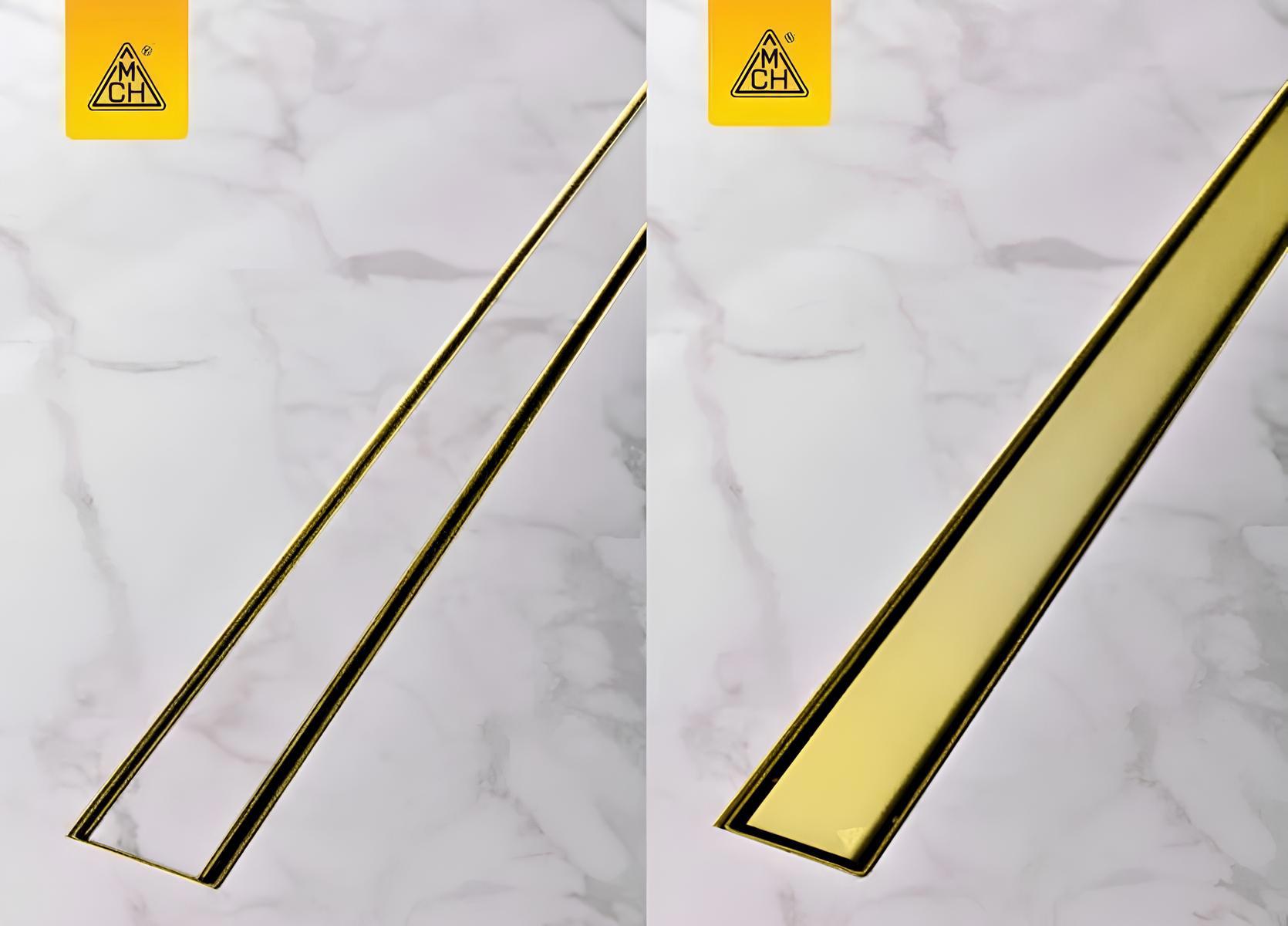 Изображение товара Дренажный канал MCH Klasik Floor CH 650 K D40 золото высокого качества