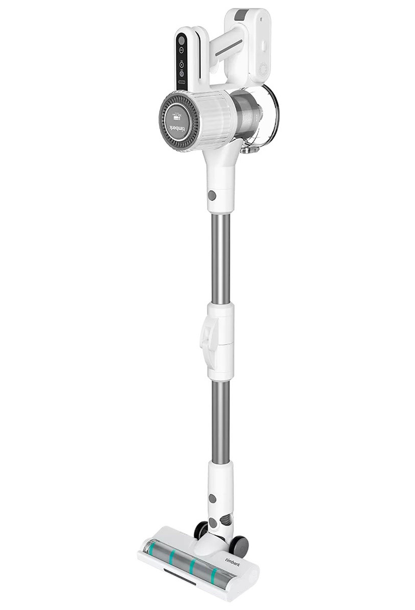Изображение товара Вертикальный беспроводной пылесос Timberk T-VCH-75 400Вт белый компактный мощный