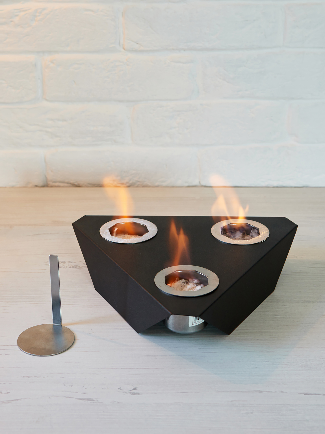 Изображение товара Настольный биокамин Вулкан от CALLISTO-CAMINETTO 270x234x55 мм черный