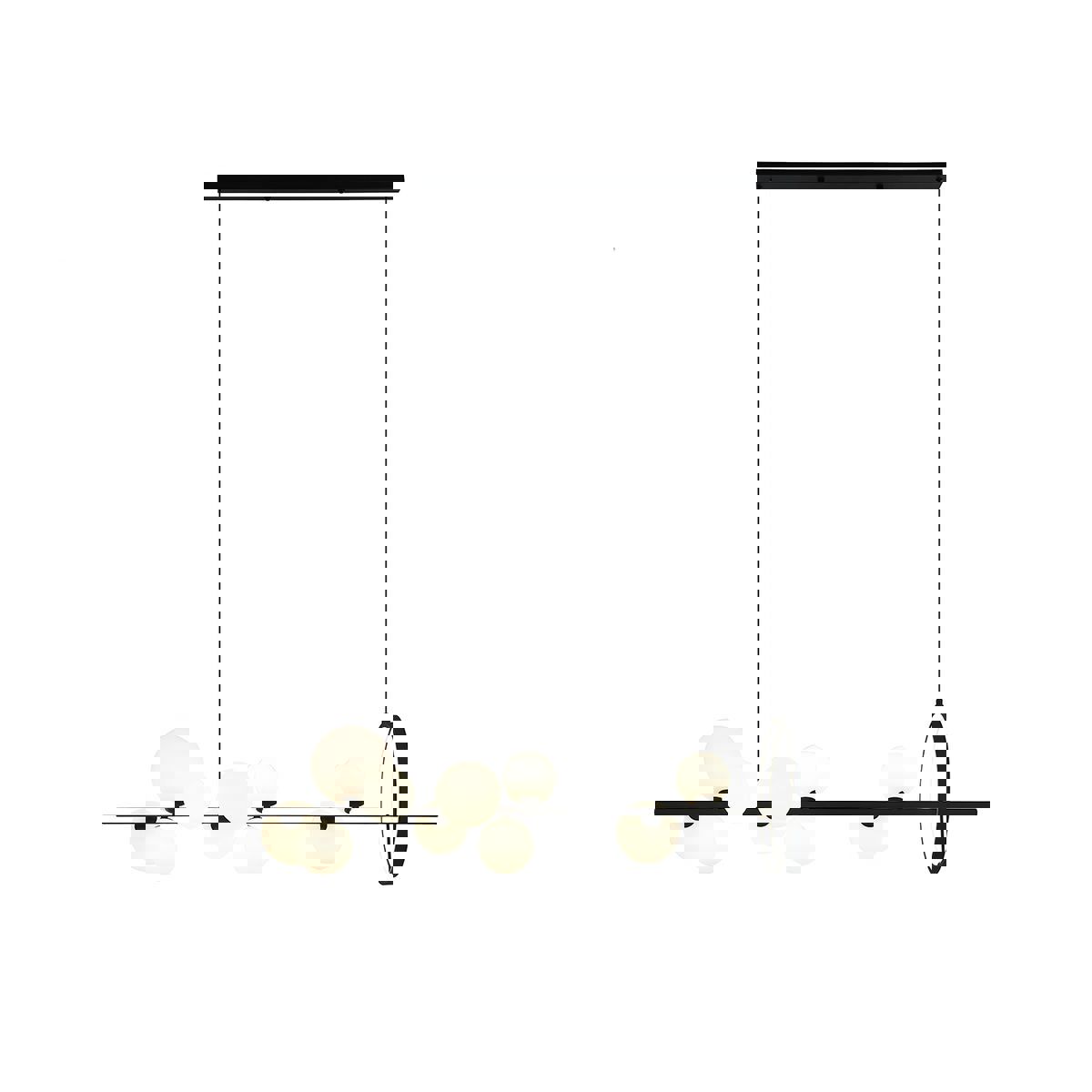 Изображение товара Подвесная светодиодная люстра Kink Light Иона 10 плафонов современный дизайн