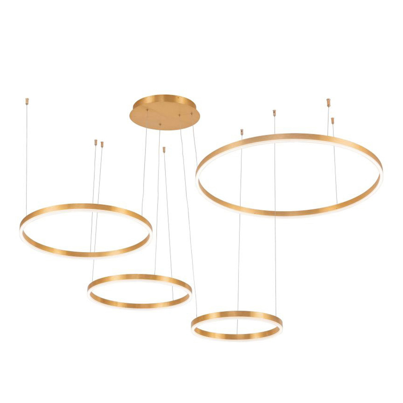 Изображение товара Люстра подвесная светодиодная STILFORT Planetary бронзовая 4 плафона