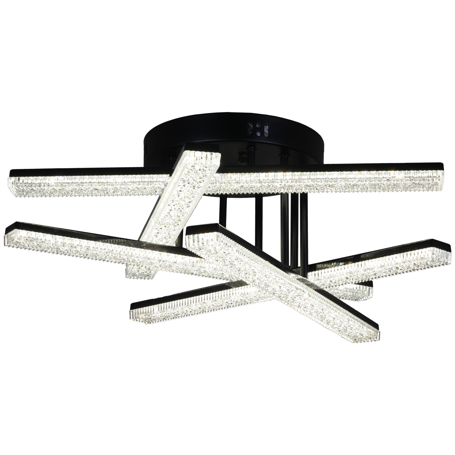 Изображение товара Люстра потолочная светодиодная RELUCE 03749-3.3-05C с пультом управление 26 м² черная